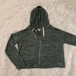 ❤️ AEO Green zip up hoodie